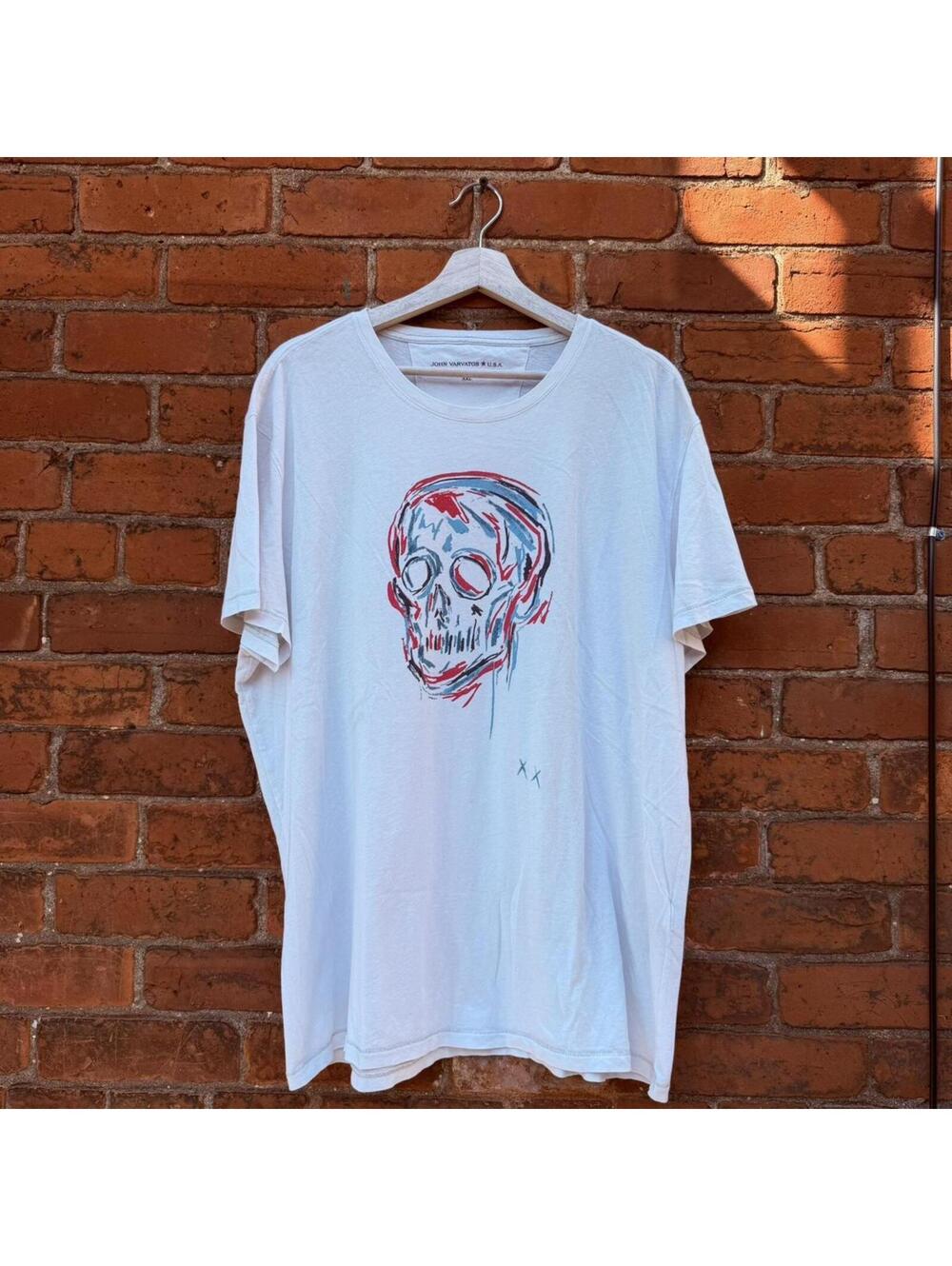 John varvatos USA skull t shirt XXL